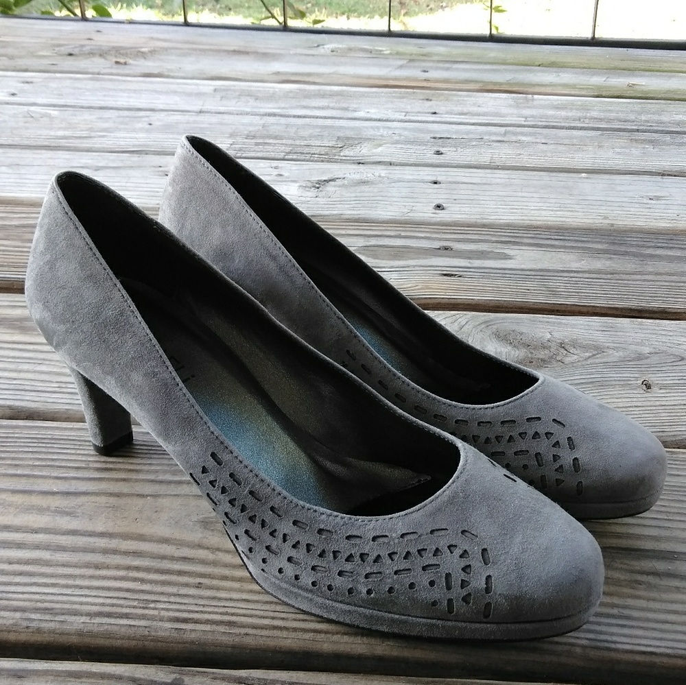 Gray Vaneli Heels